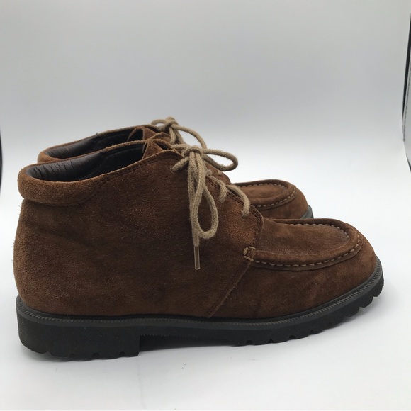 LL bean desert boots ankle boots genuine leather suede - Picture 6 of 8